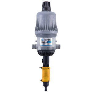 Regulovateľný zmiešavač Tefen v rozsahu 0,2% - 2% do 2,5m3/h