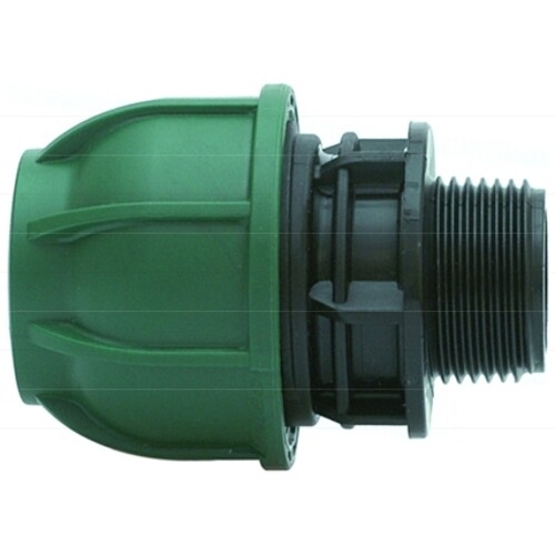 Spojka s vonkajším závitom 32 x 1'' zel.