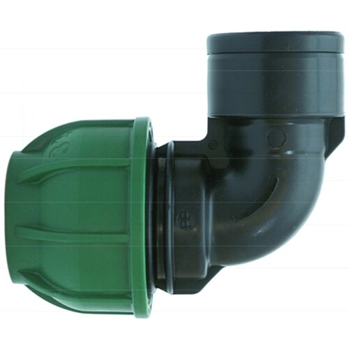 Koleno 90° s vnútorným závitom 110 x 4'' zel.