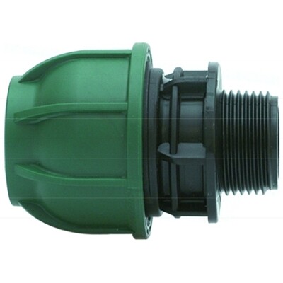 Spojka s vonkajším závitom 40 x 5/4&#039;&#039; zel.