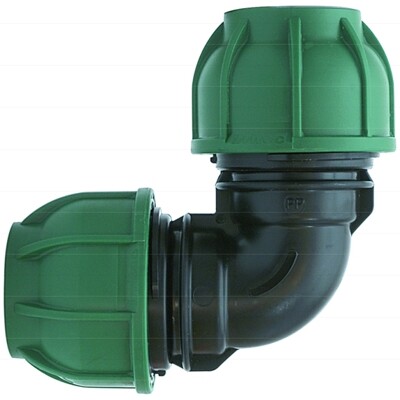 Koleno 90° 40 x 40 zel.