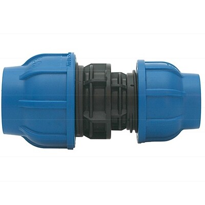 Priama spojka redukovaná 50 x 40 modrá