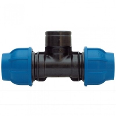 T-Kus s vnútorným závitom 32 x 3/4&#039;&#039; x 32 modrá