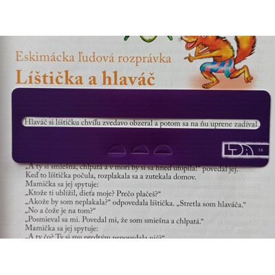 Čítacie okienko - výška výrezu 6 mm